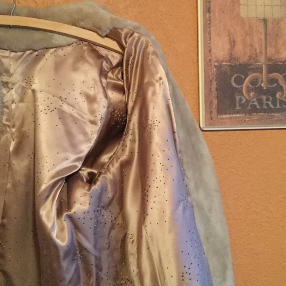 ⚜️ Borgana CAPE  The ORIGINAL FAUX FUR Vintage Shawl CHAMPAGNE  LUXURY OSFM - Picture 4 of 16